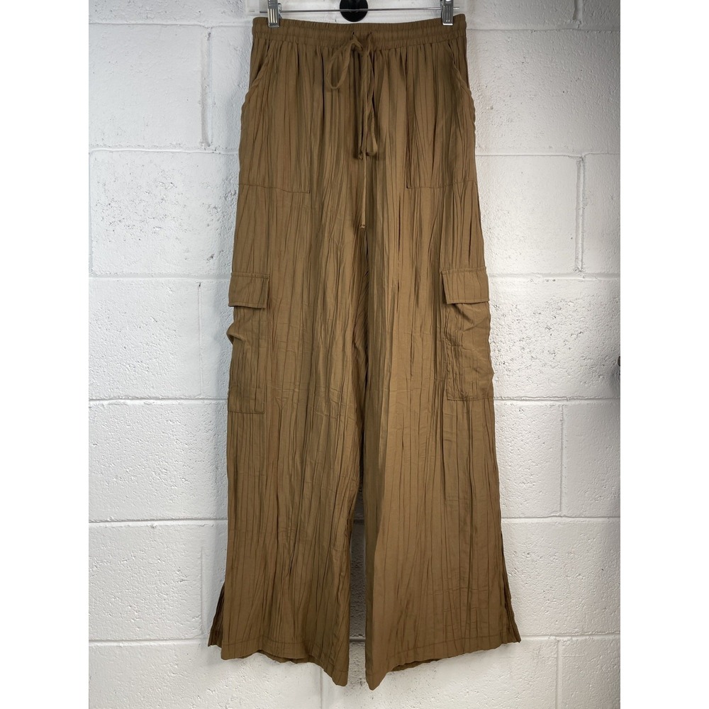 Sage Clementine Crush Cargo Pants Womans Size Small In Brown